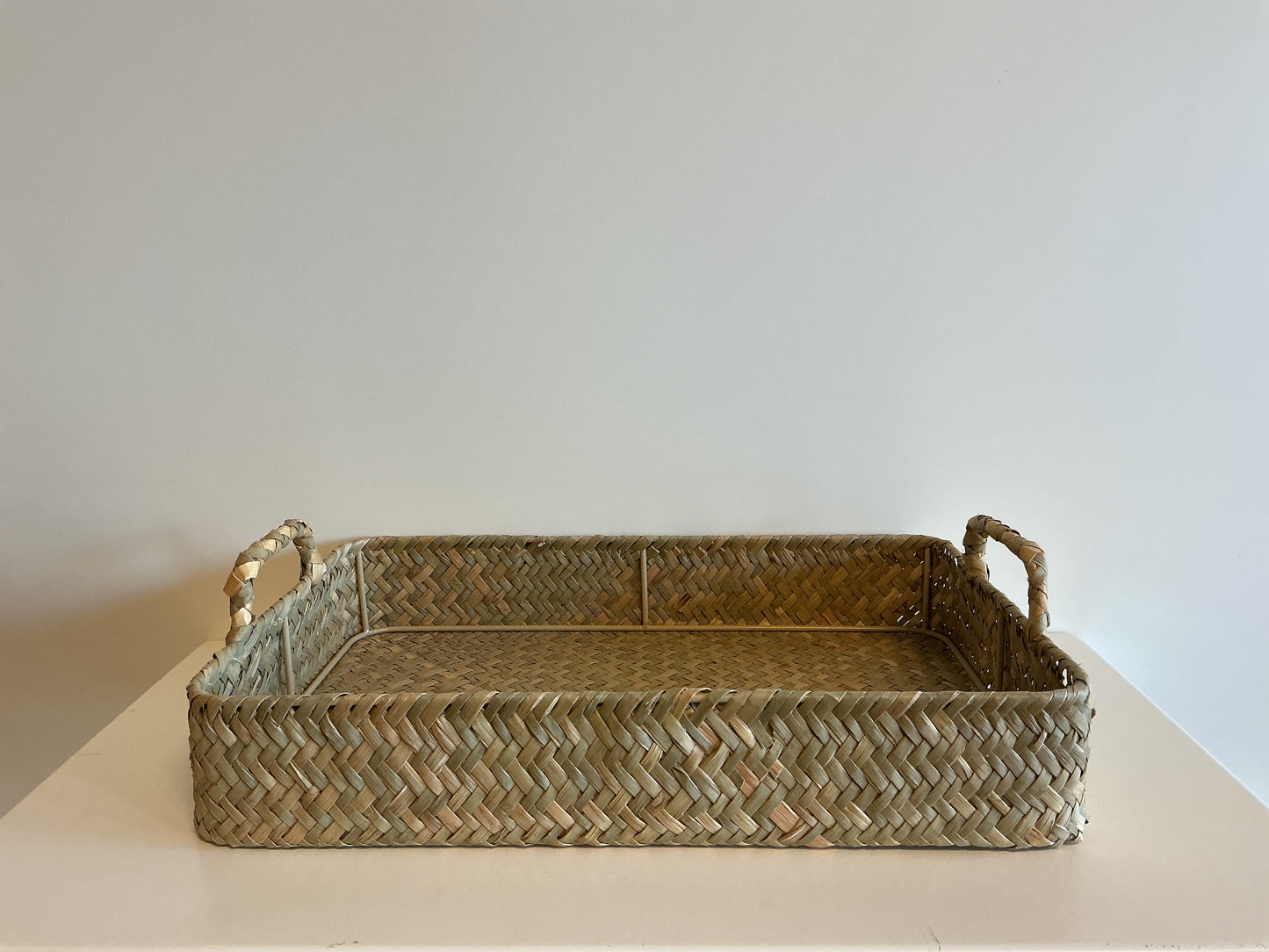 Wicker Tray 12” L x 8” W x 2” H