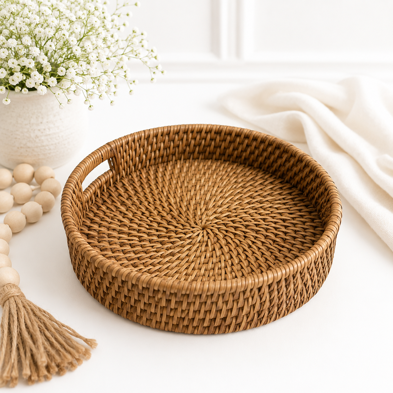 Coastal Woven Tray - Medium