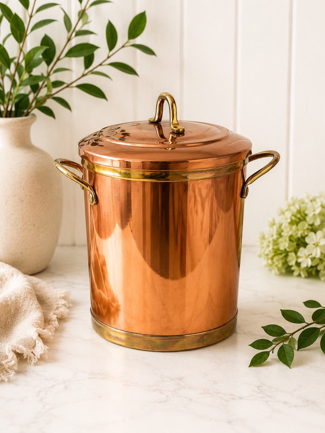 Heritage Copper Lidded Canister
