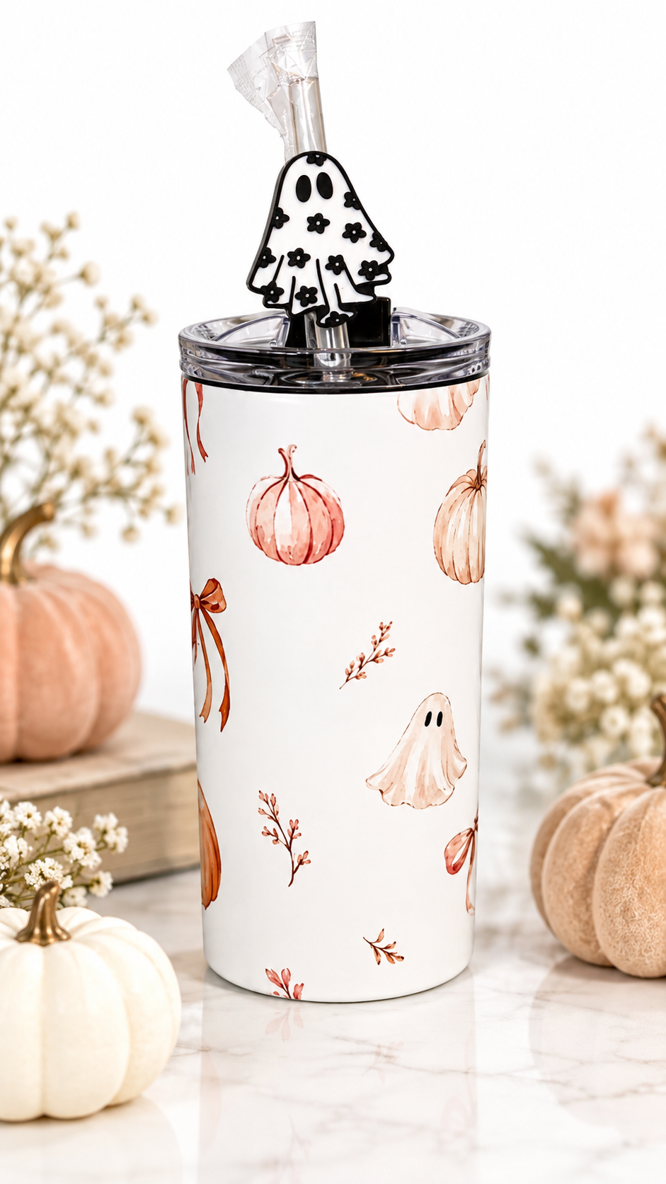 Pumpkin & Bows 4-in-1 Can Cooler