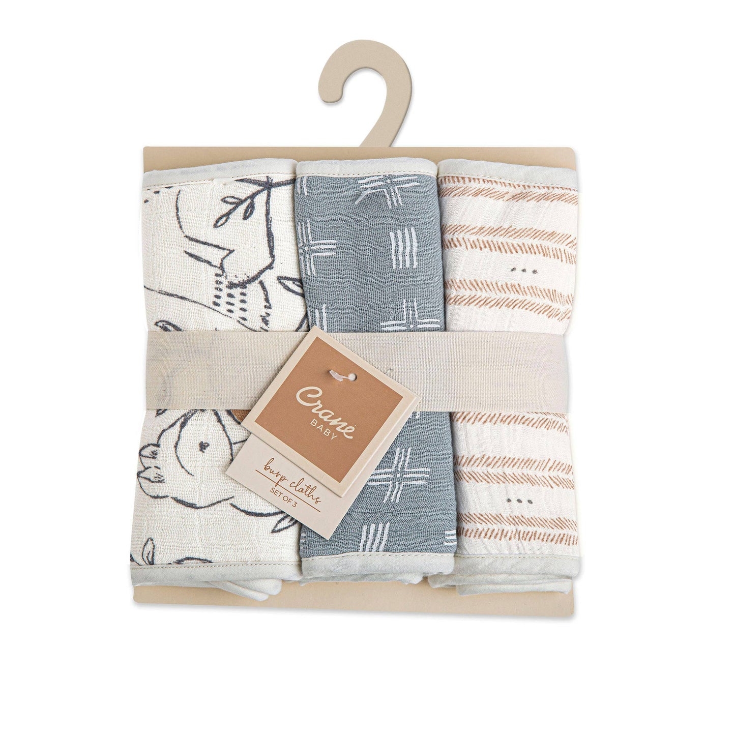 Ezra 3-Pc. Burp Cloths