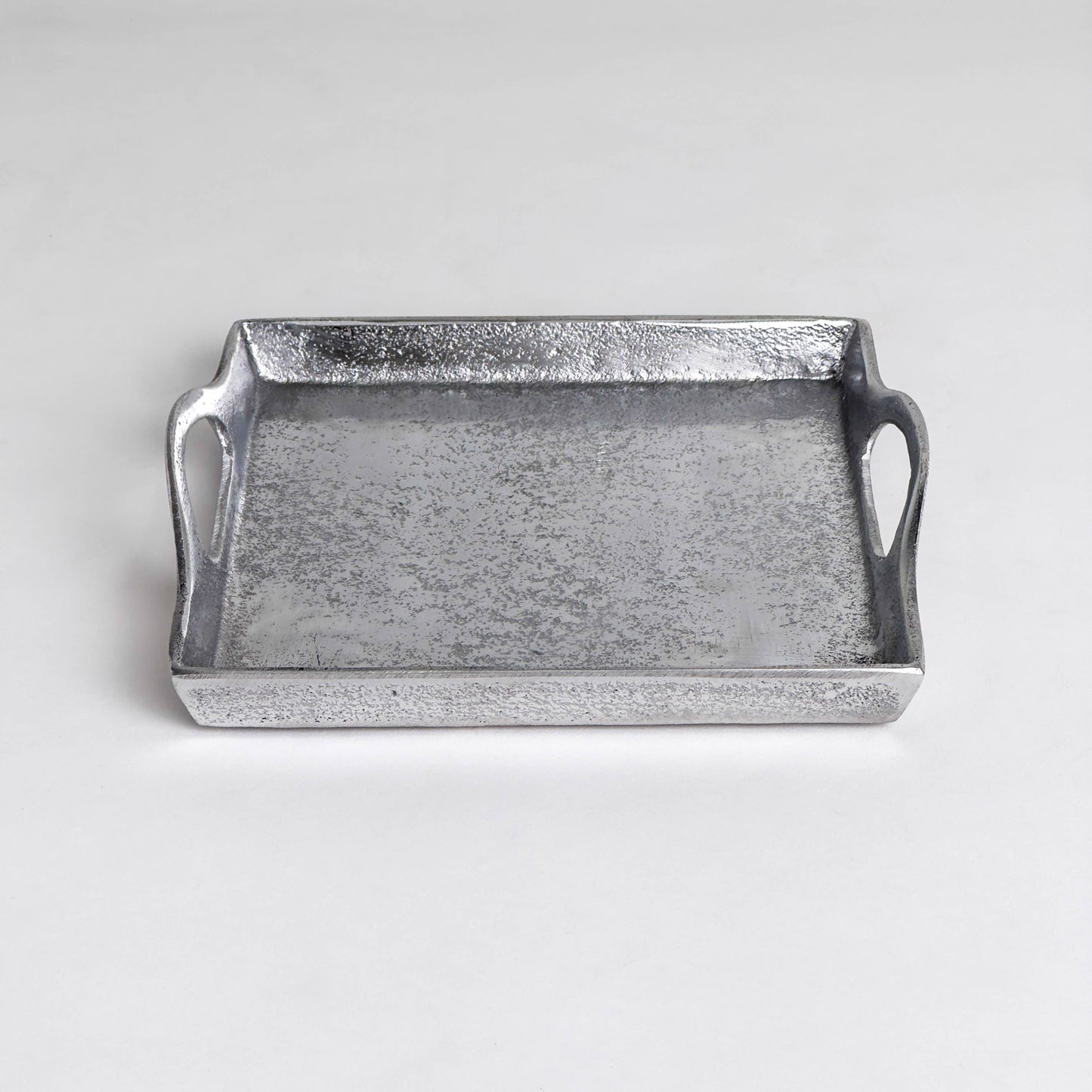Textured Square Handle Tray
