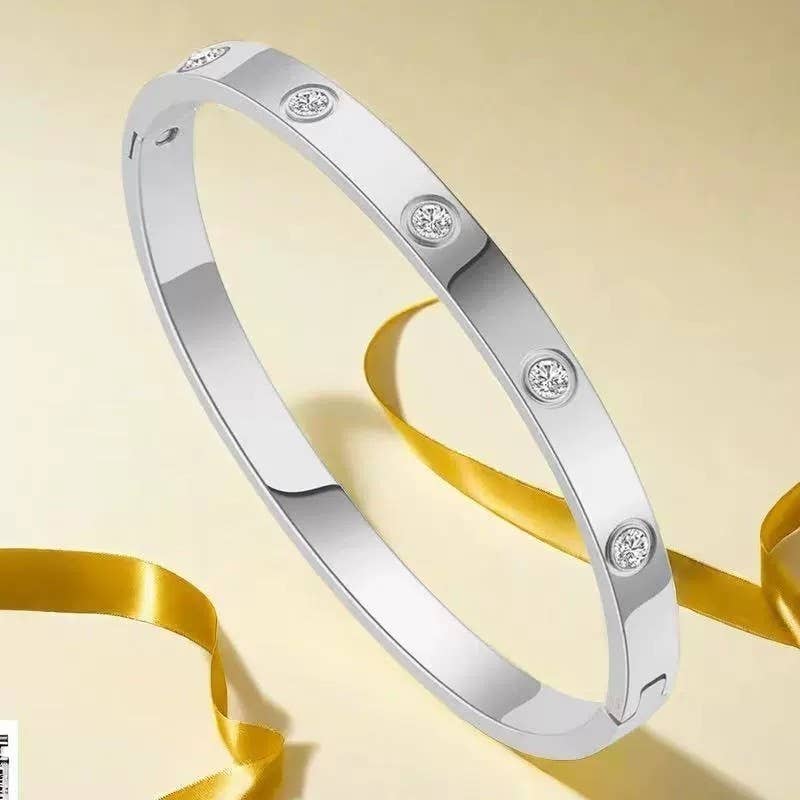 Bangle - 18K Rhinestone Bangles