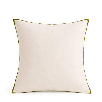 Embroidered Pink Tulip 18" Throw Pillow