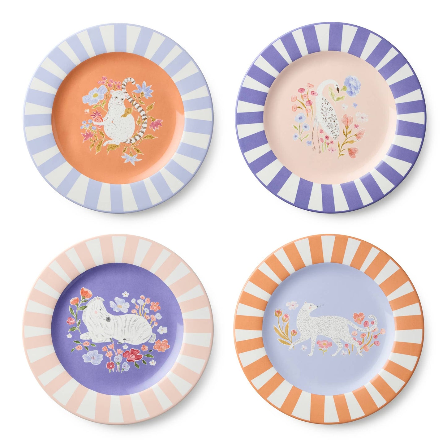 Menagerie Dinner Plate 11" Set of 4