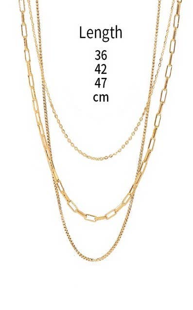 LAYERED GOLD NECKLACE