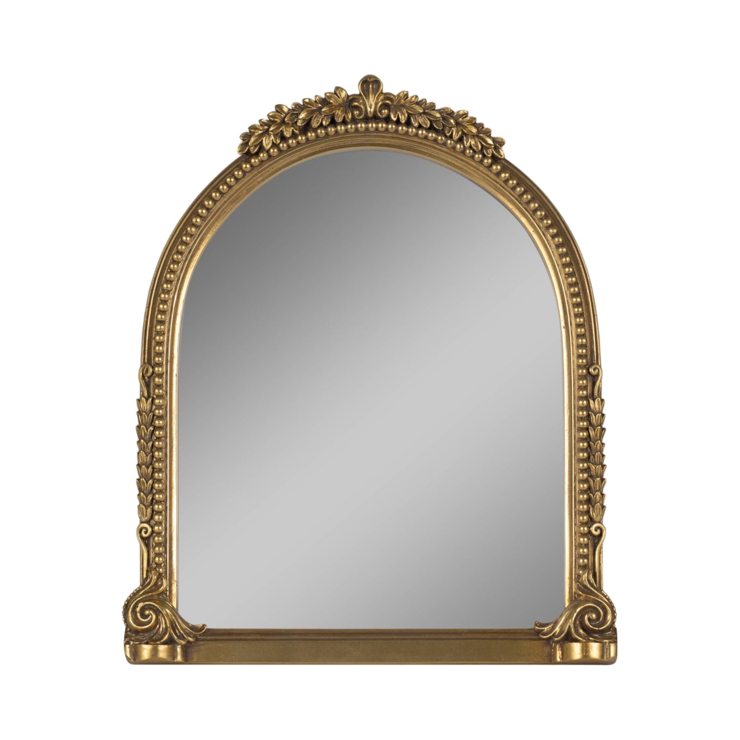 Resin Baroque Style Ornate Arch Photo Frame - Gold, 4x6 in.