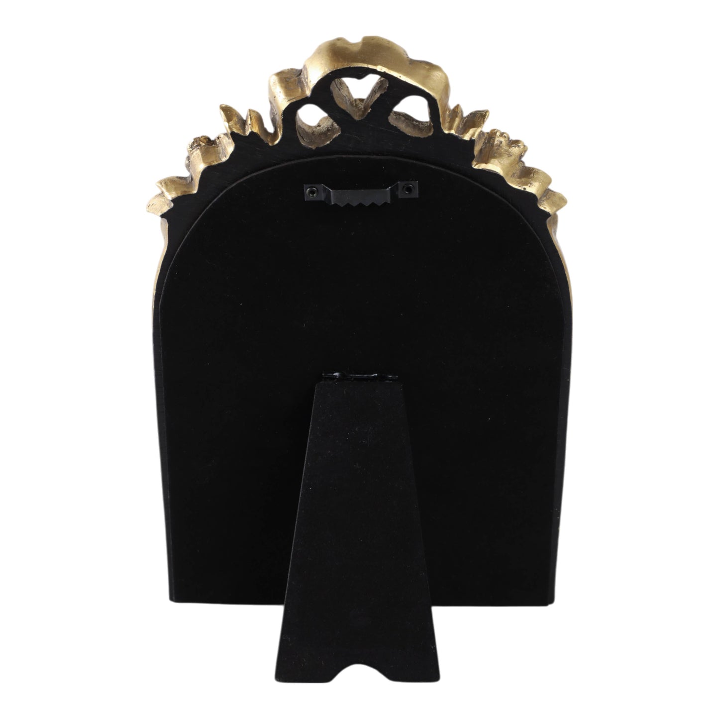 Wall Mirror - Gold Glass Gilded Bow Arch Framed, 10 in.