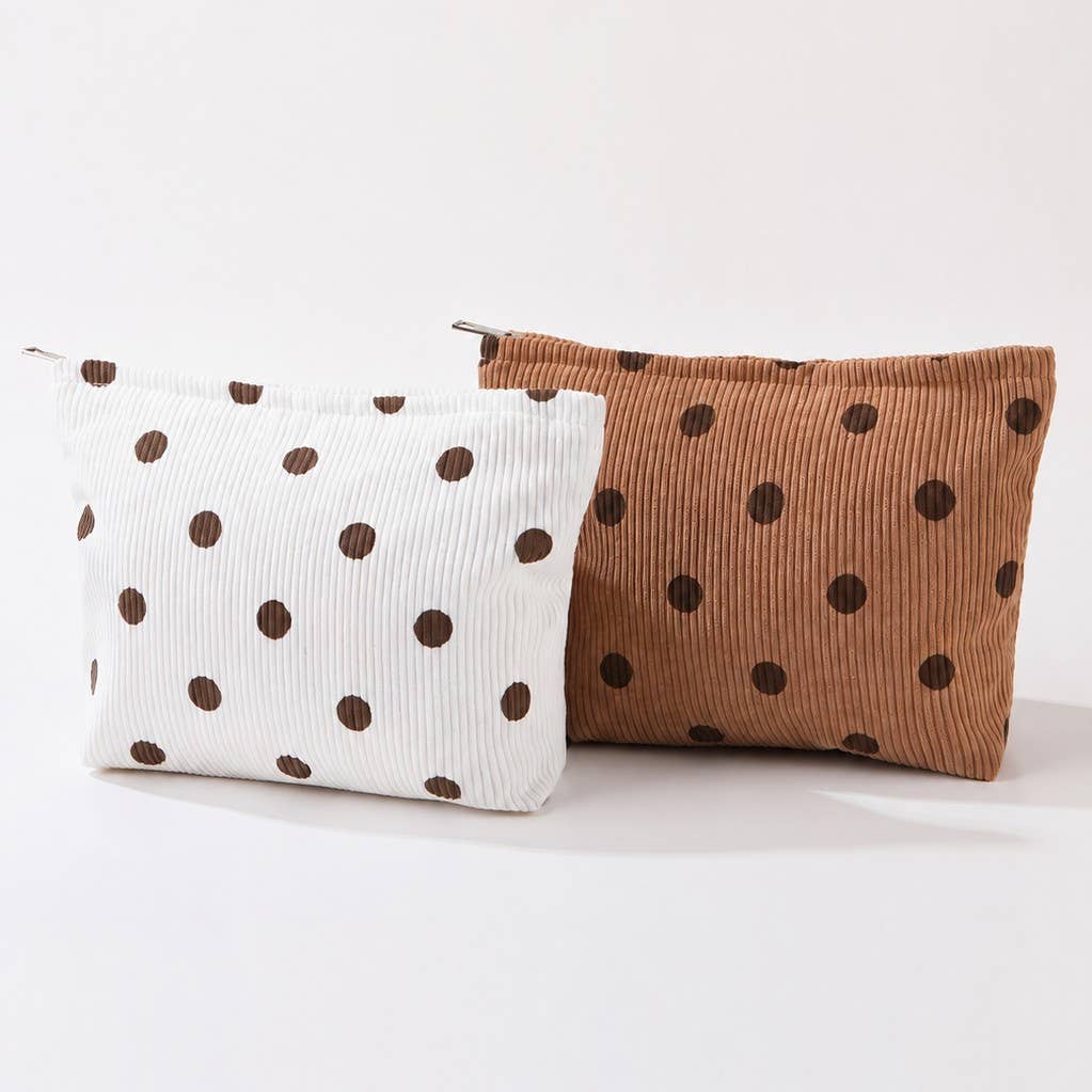 POLKA DOT COSMETIC MAKEUP BAG |
