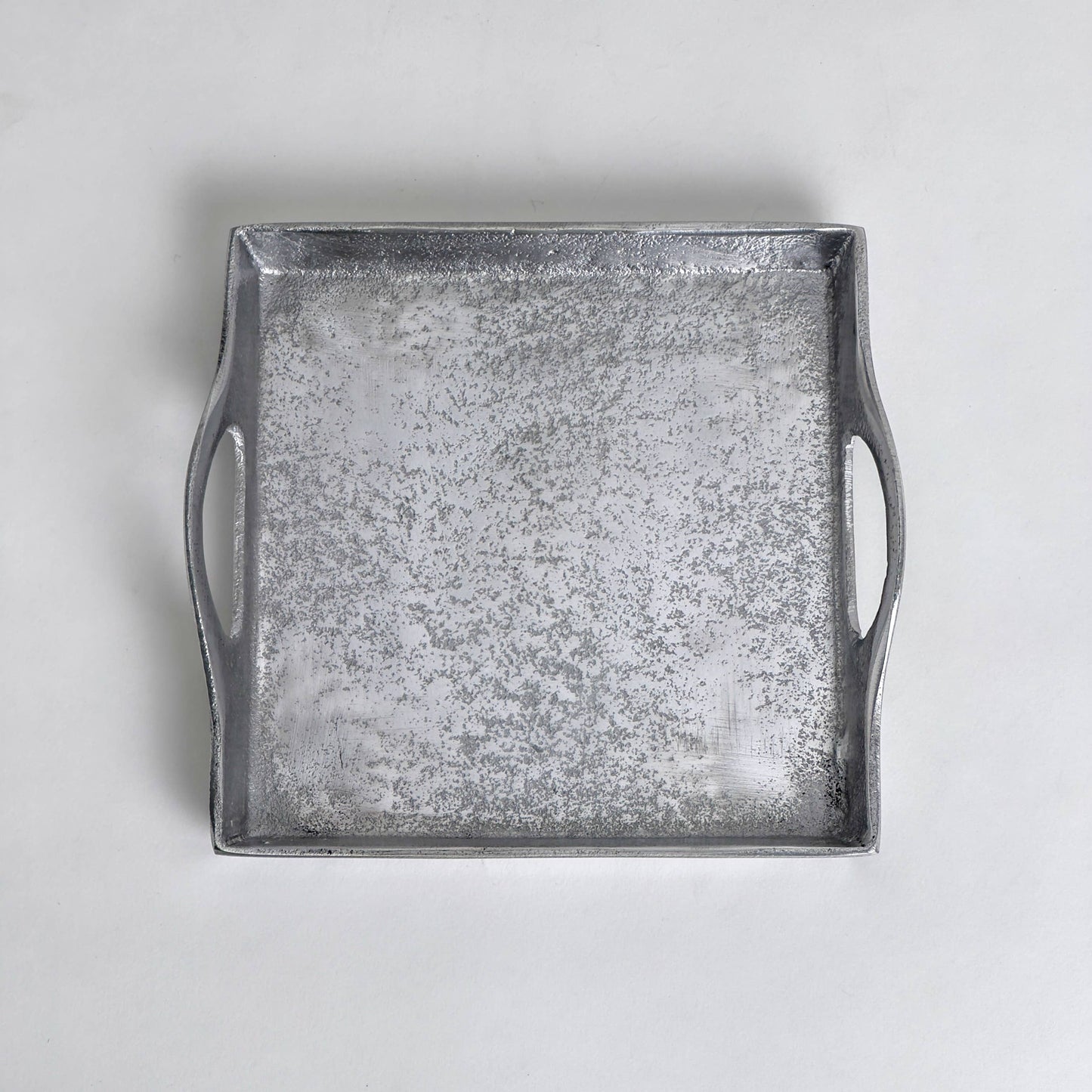 Textured Square Handle Tray