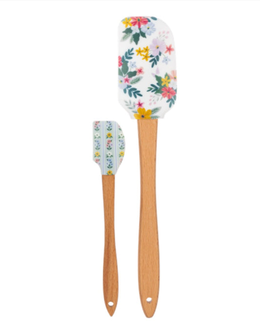 Floral Spatula Set