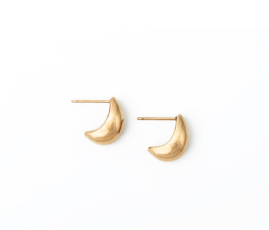 Gold Tear Drop Earrings