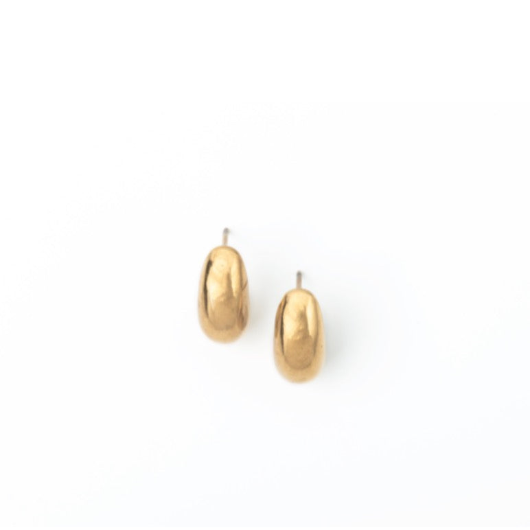 Gold Tear Drop Earrings