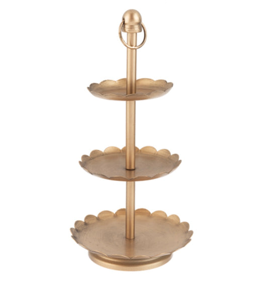 3 Tier Scalloped Stand