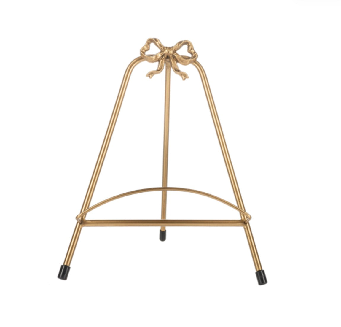 Small Gold Bow Plate Holders