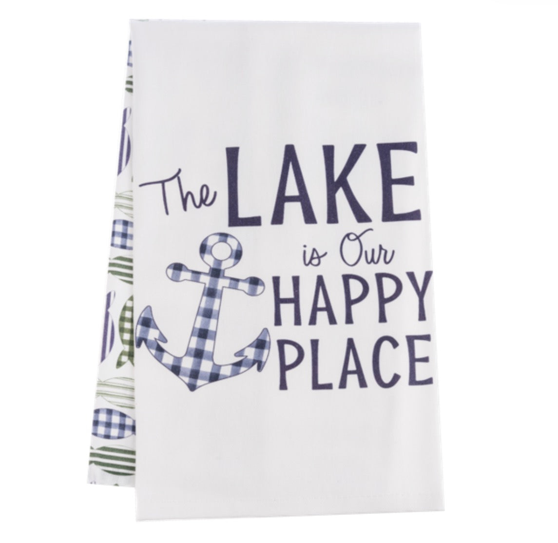 Lake Tea Towel - Lake is my Happy Place