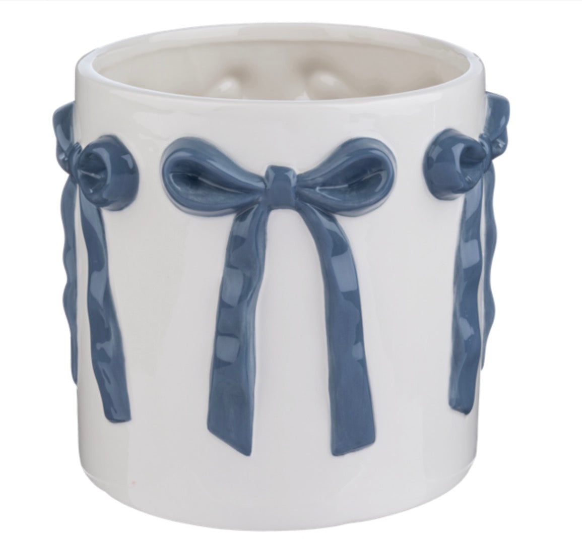 Bow Planter - Blue