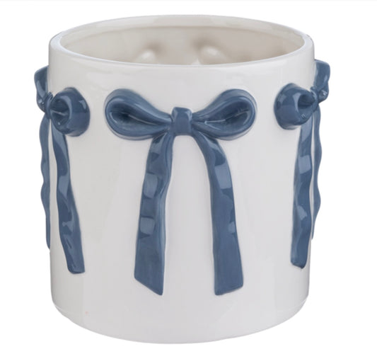 Bow Planter - Blue