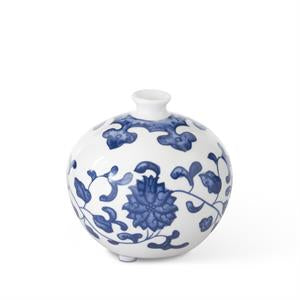 BLUE & WHITE CHINOISERIE MINI BUD VASES