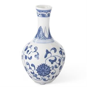 BLUE & WHITE CHINOISERIE MINI BUD VASES