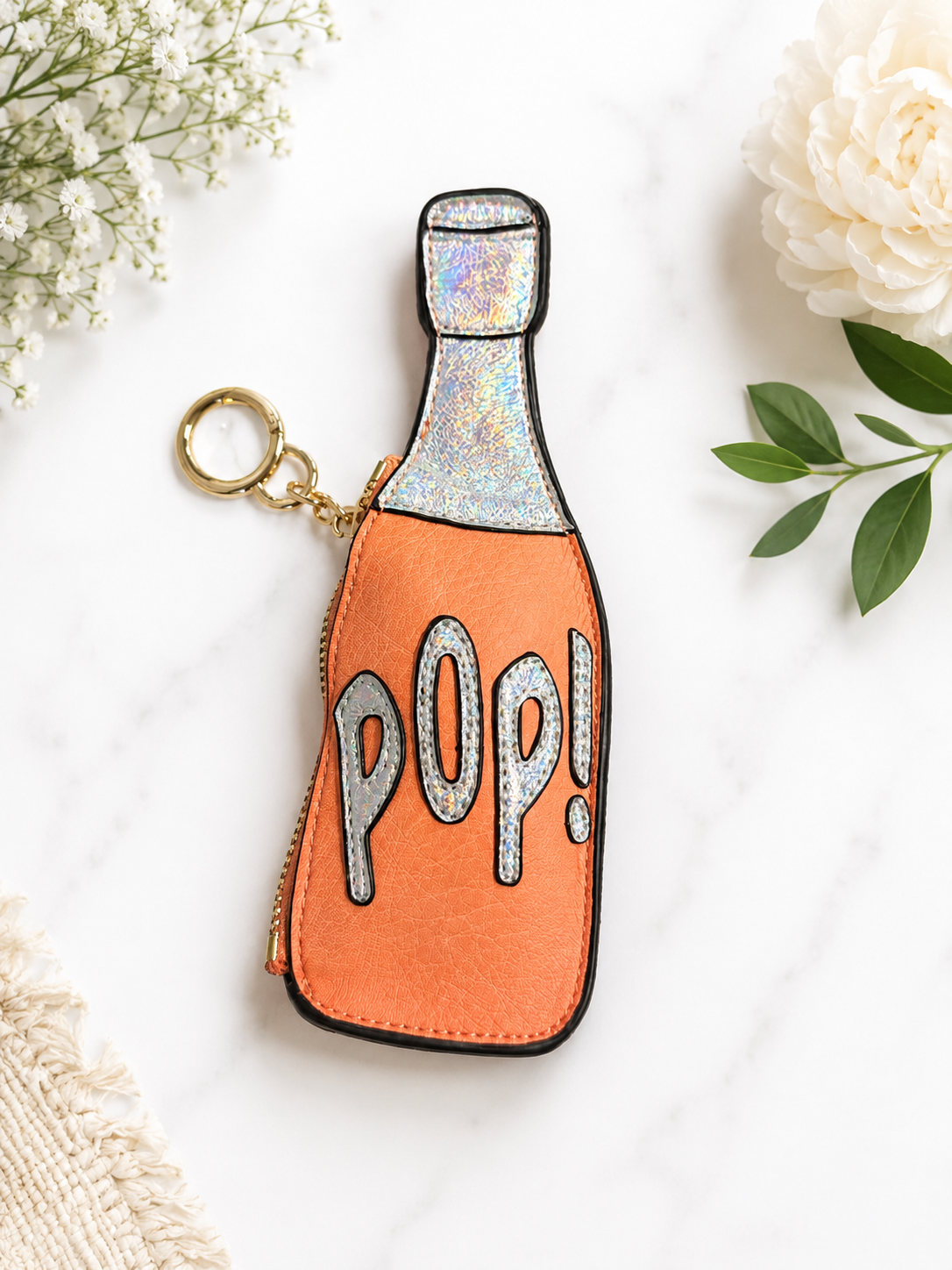 Pop the Bubbly Coin Pouch