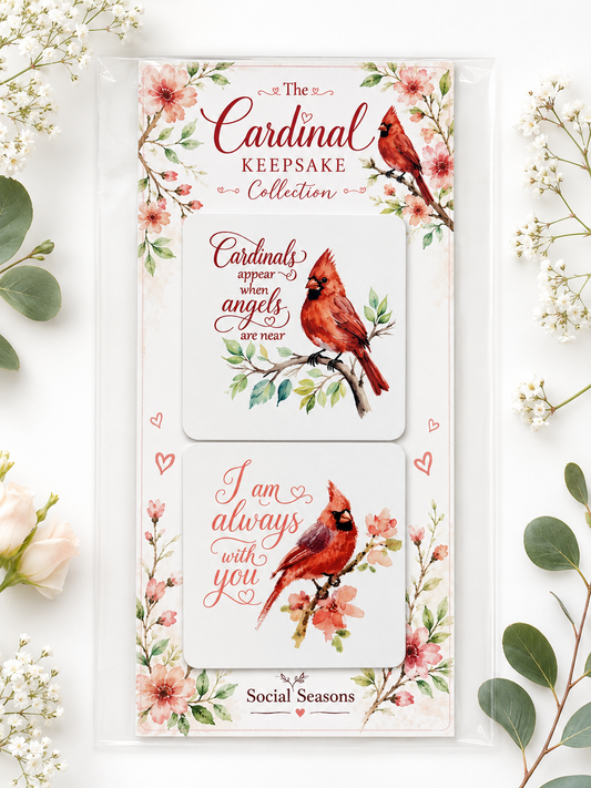 The Cardinal Keepsake Collection Magnet Set