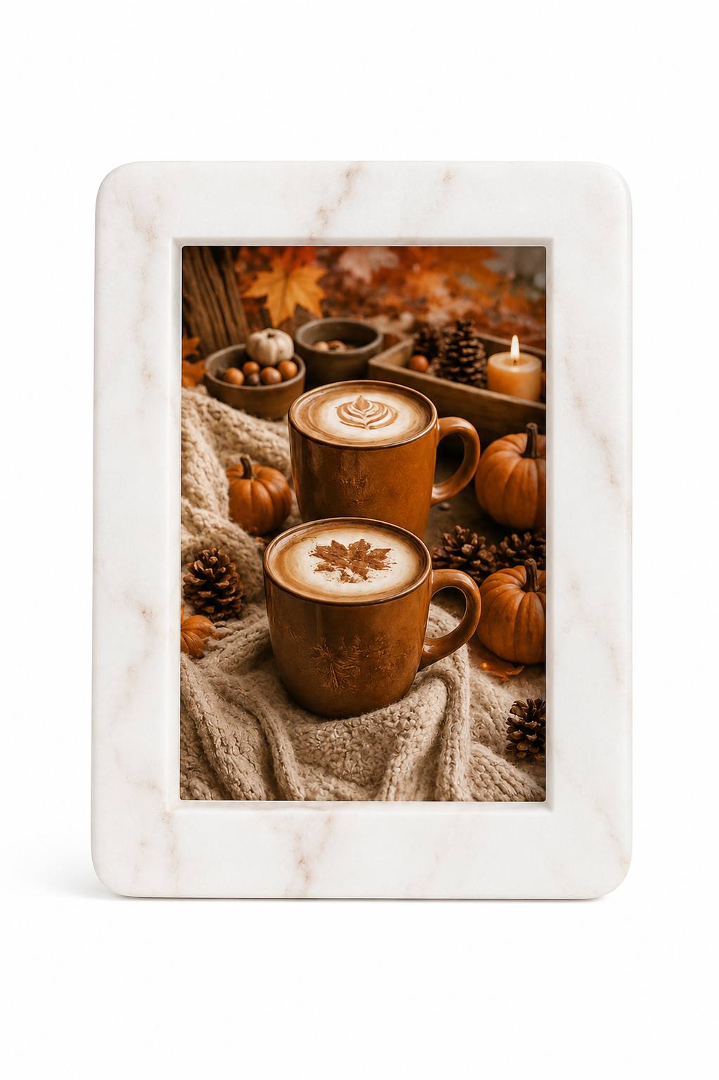Natural Marble 5x7 Picture Frame