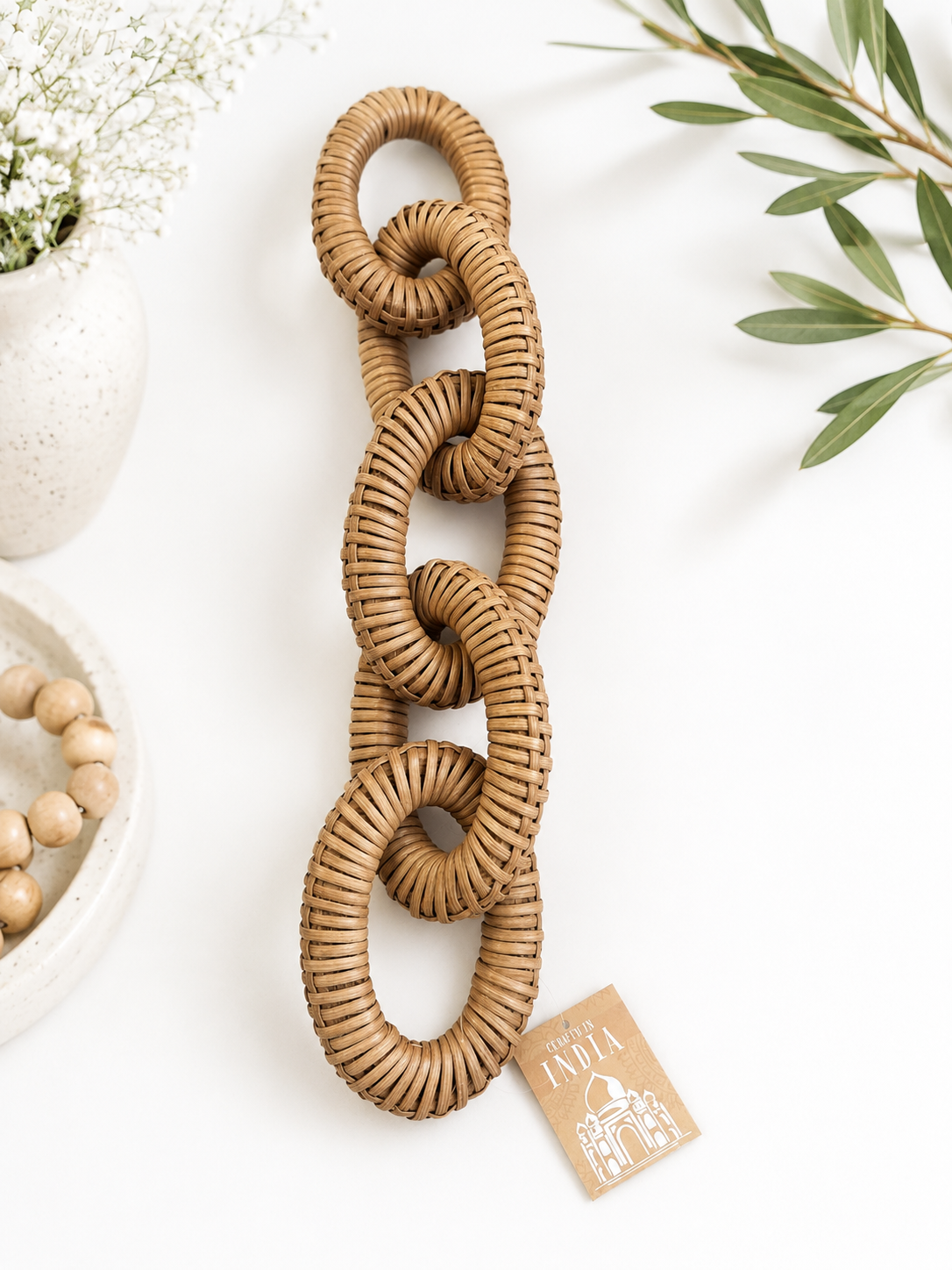 Natural Wicker Decorative Chain