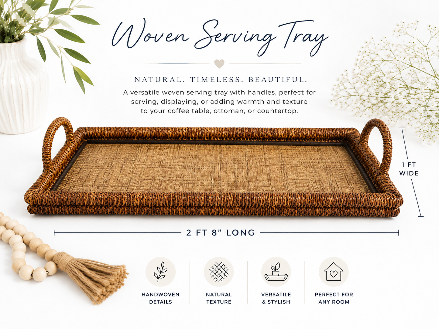 Haven Handwoven Tray