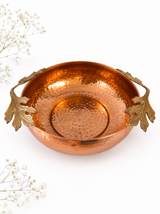 Autumn Harvest Copper Bowl