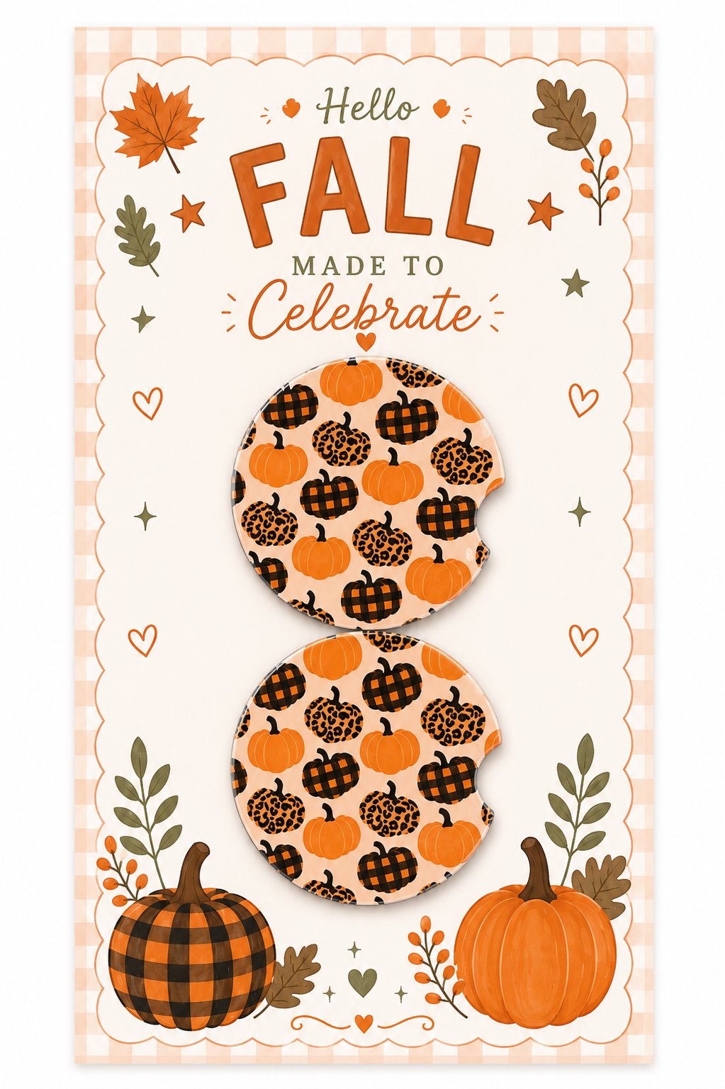 The Fall Collection Car Coaster