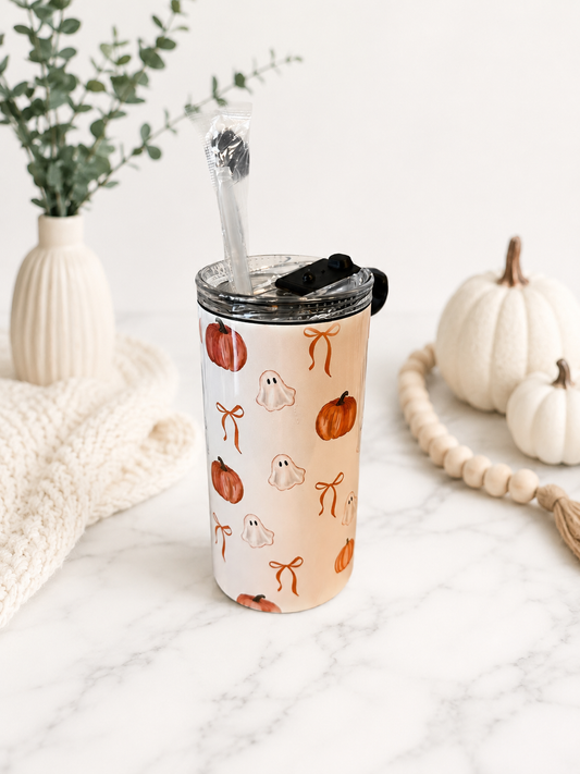 4-in-1 Can Cooler - Ghosts & Pumpkins