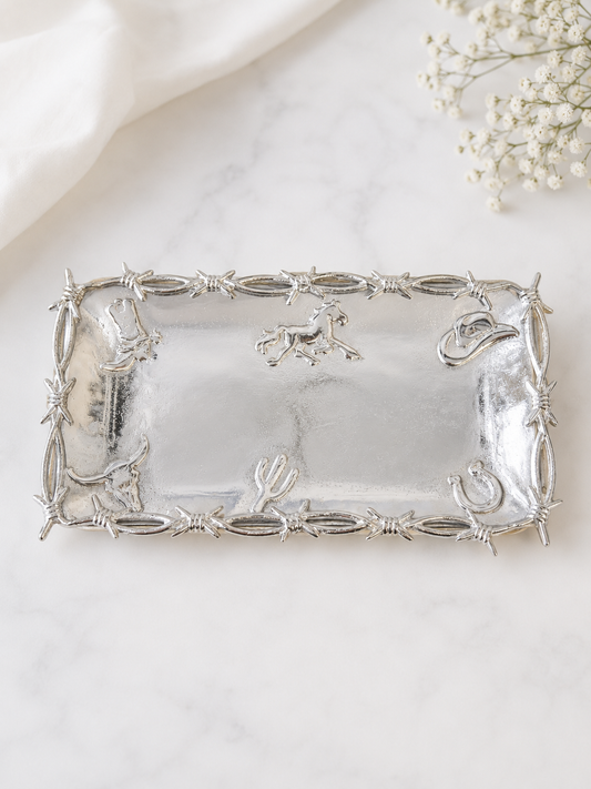 Silver Spur Western Platter