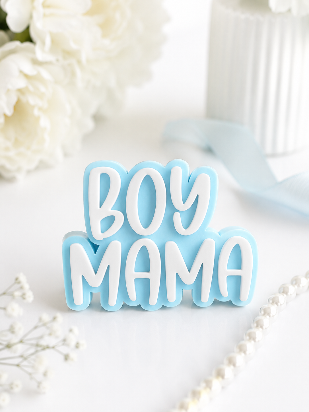 Girl Mama/Boy Mama Straw Topper