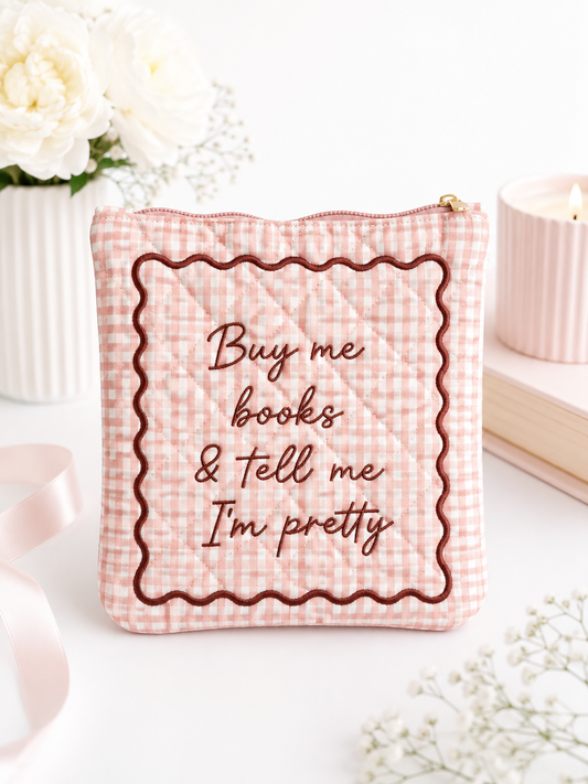 Quilted Book Pouch