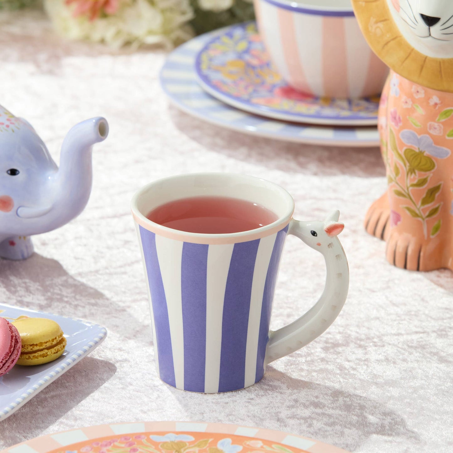 Menagerie Mug with 3-D Handles 14 oz.