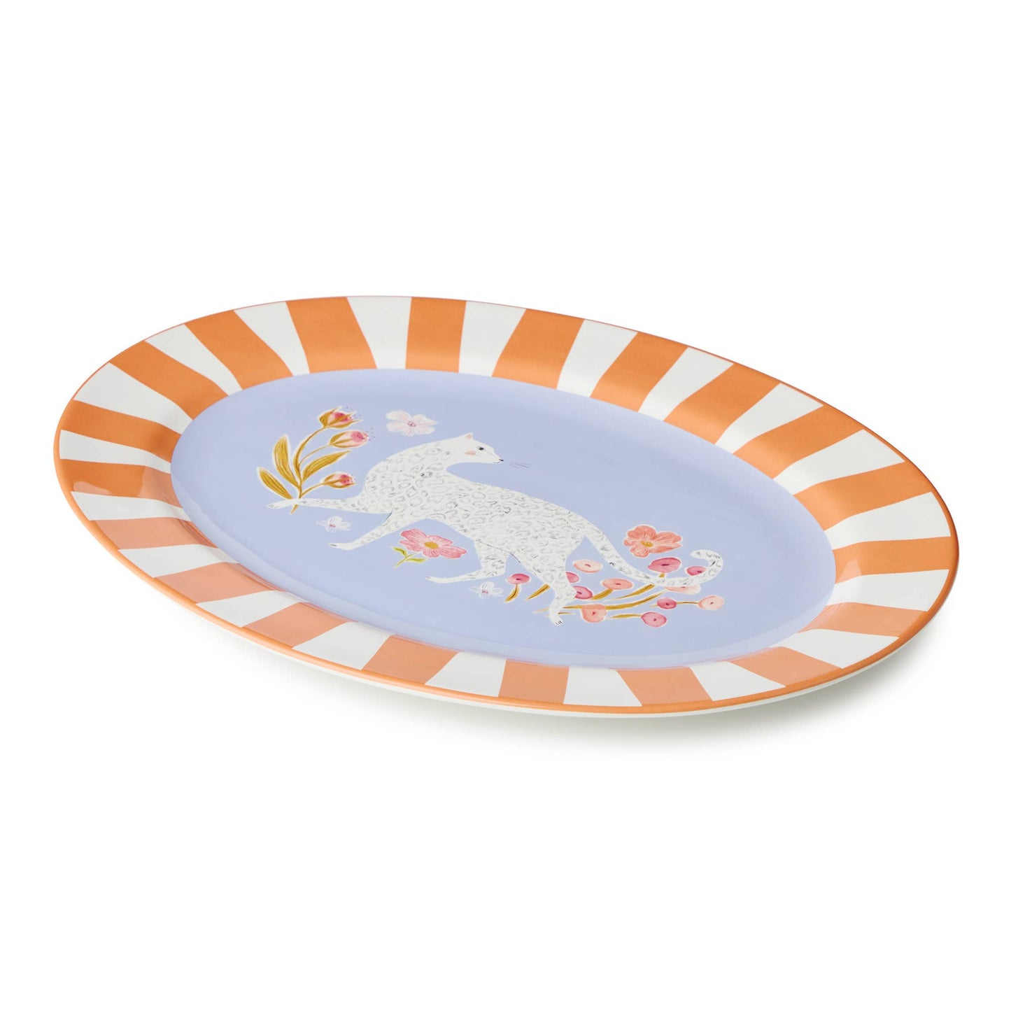 Menagerie Oval Platter 16" x 12"