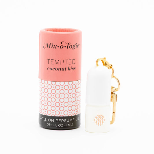 Tempted (coconut kiss) Keychain Mini Roll-On Perfume (1 mL)