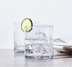 Bubble Glass Double Old Fashioned Clear Everyday