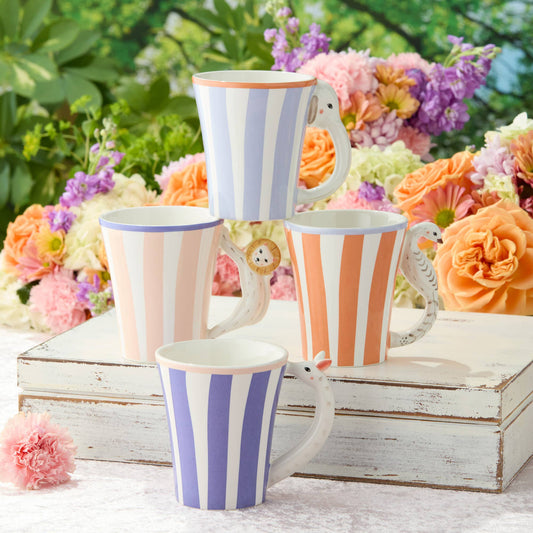 Menagerie Mug with 3-D Handles 14 oz.