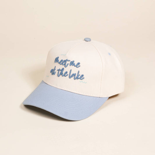 Classic Canvas Hat–Meet Me at the Lake