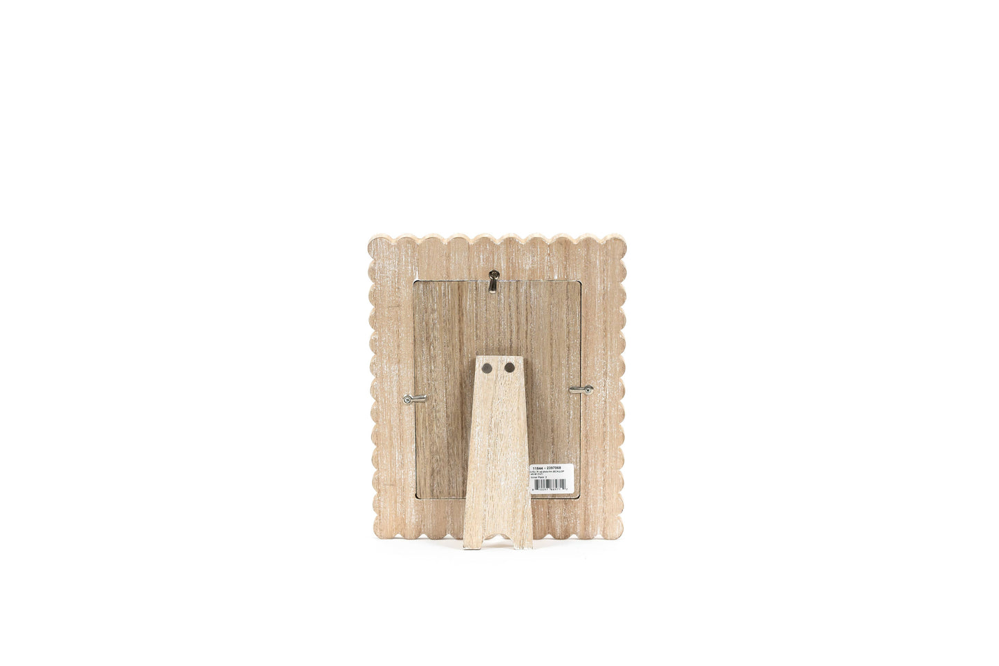 17029 - 8x10x1 wood photo frame (SCALLOP)  (5x7) pic 11844