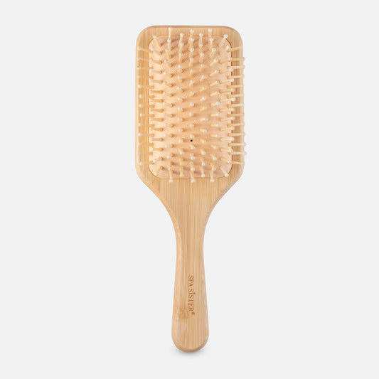 Bamboo Wood Bristle Paddle Hair Brush