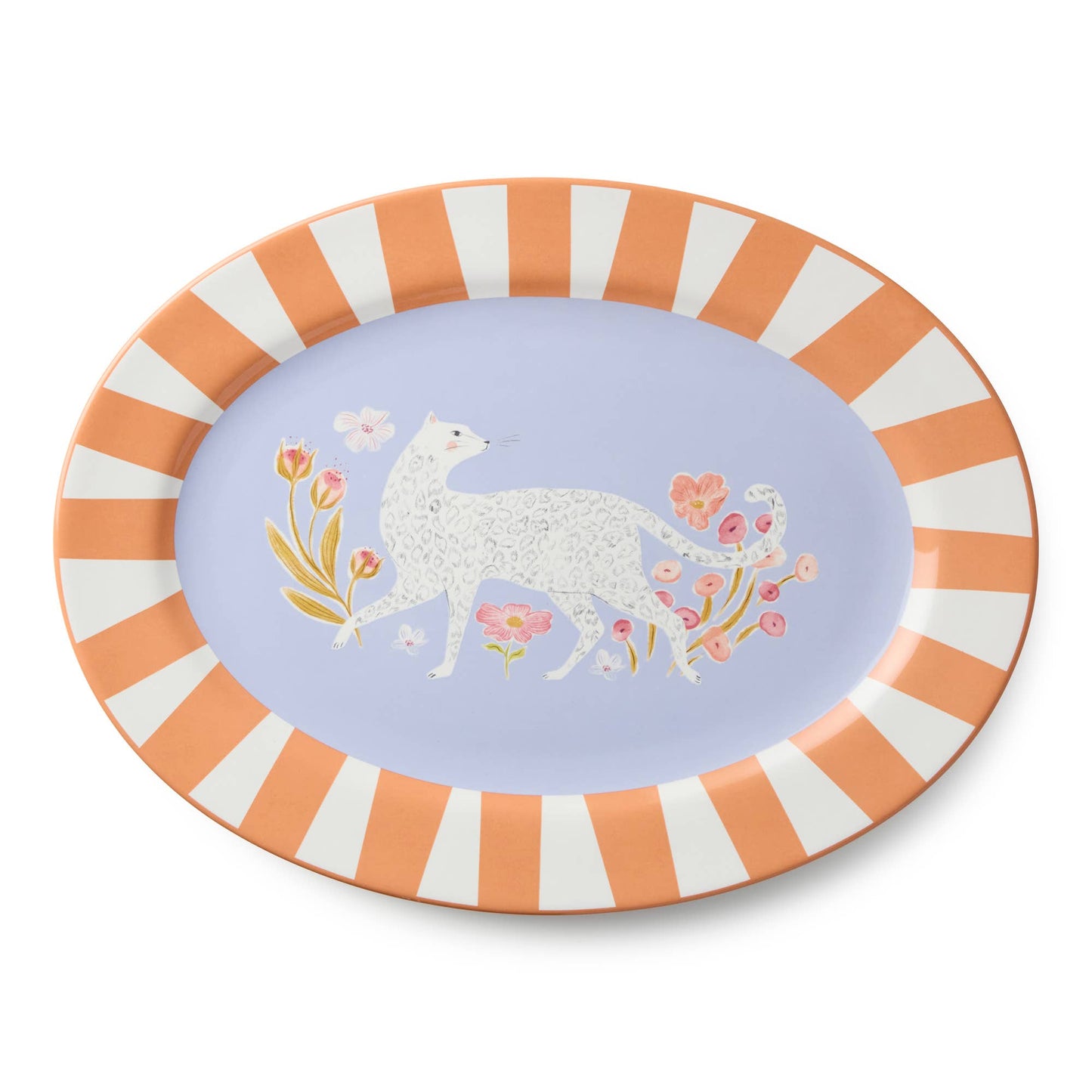 Menagerie Oval Platter 16" x 12"