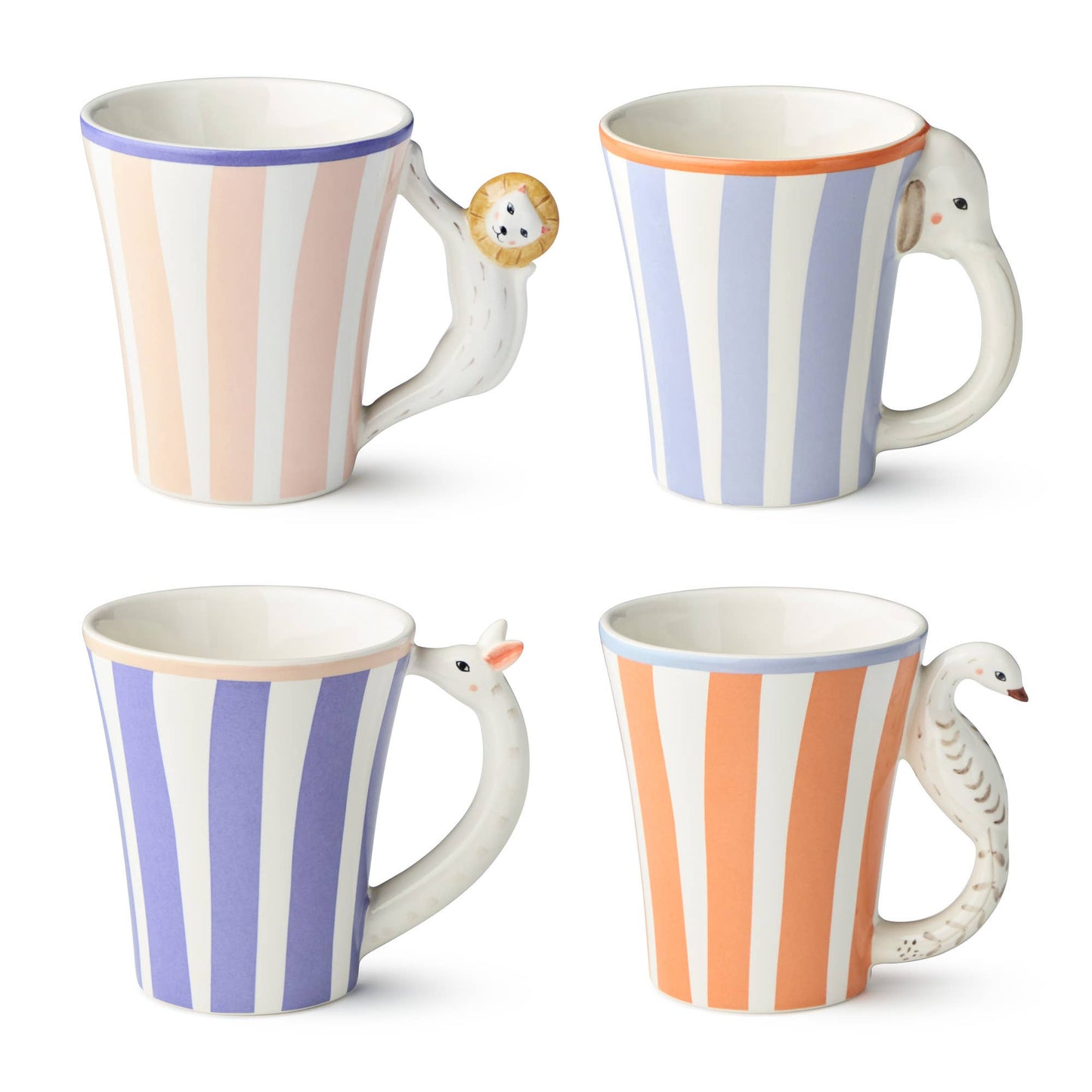 Menagerie Mug with 3-D Handles 14 oz.